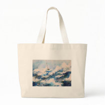 Sailing Watercolor Tote Bag