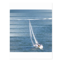 Sailing Wind Design Postcard