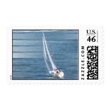 Sailing Wind Postal Stamp