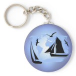 Sailing World Key Chain