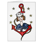 Sailor Girl Greeting Cards