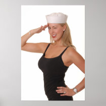 Sailor girl poster