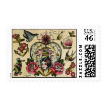 Sailor Girl Stamps