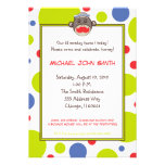 Sailor Sock Monkey Birthday Party Invitation