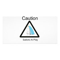 Sailors At Play Custom Photo Card