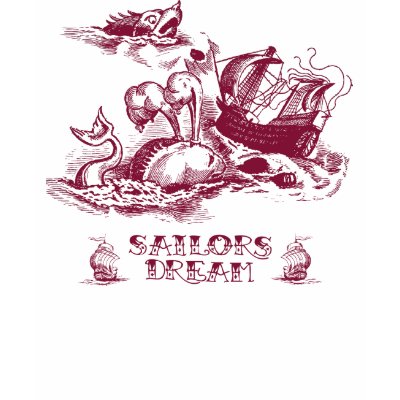 Sailors Dream Retro Punk Tattoo T-shirts by planespotting
