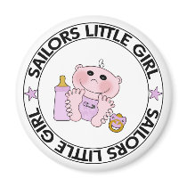 Sailors Little Girl magnets