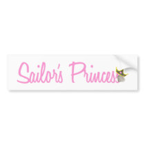 Sailor's Princess bumper stickers
