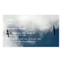 Sailplane Towing Business Card Templates