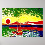 Sails and Beach Sunset Posters Sails and Beach Sunset Posters