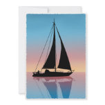 Sails at Sunset Silhouette Announcements