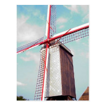 Sails on the windmaill postcard