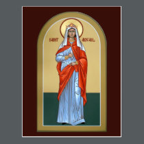 Saint Abigail Prayer Card postcards