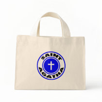 Saint Agatha Tote Bags
