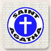 Saint Agatha Drink Coaster