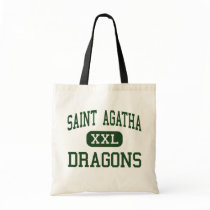 Saint Agatha - Dragons - High - Redford Michigan Tote Bags