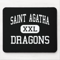 Saint Agatha - Dragons - High - Redford Michigan mousepads by customteamsportswear Saint Agatha - Dragons - High - Redford Michigan mousepads