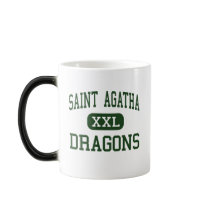 Saint Agatha - Dragons - High - Redford Michigan mugs by customteamsportswear Saint Agatha - Dragons - High - Redford Michigan mugs