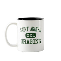 Saint Agatha - Dragons - High - Redford Michigan mugs by customteamsportswear Saint Agatha - Dragons - High - Redford Michigan mugs