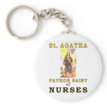 SAINT AGATHA KEYCHAINS