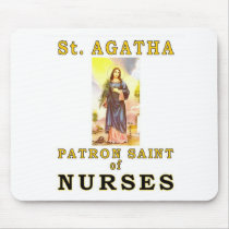 SAINT AGATHA MOUSE PADS