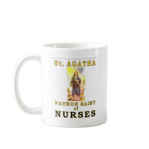 SAINT AGATHA COFFEE MUGS