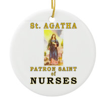 SAINT AGATHA CHRISTMAS ORNAMENTS