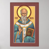 Saint Aidan Poster