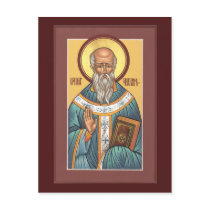 Saint Aidan Prayer Card Post Card