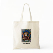 Saint Andrew (Apostle Andrew) Stained Glass Art Bag