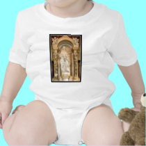 Saint Anne & Child Mary Statue t-shirts