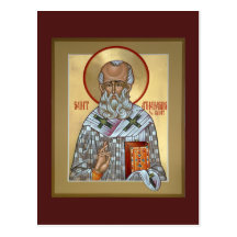 Saint Athanasius Prayer Card Post Cards