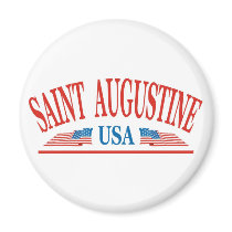 Saint Augustine Refrigerator Magnets