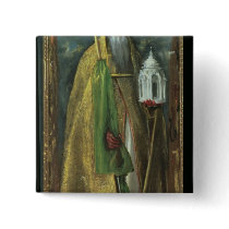 Saint Augustine of Hippo  1590 Button