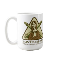 Saint Barbara, patron saint of artillerymen Coffee Mug