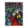 Saint Barbara's Martyrdom Stained Glass Art Postcard