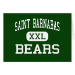 Saint Barnabas - Bears - High - Bronx New York Card