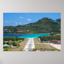 Saint Barthélemy (St. Barts) Airport Posters
