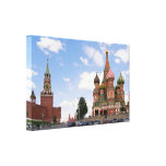 Saint-Basil cathedral in Moscow Canvas Prints