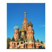 Saint Basil's Cathedral Moscow Russia Gallery Wrap Canvas