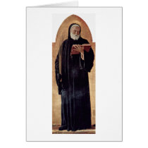 Saint Benedict Of Nursia By Andrea Mantegna Cards