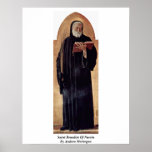 Saint Benedict Of Nursia By Andrea Mantegna posters