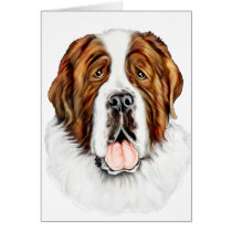 Saint Bernard Bust cards