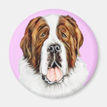 Saint Bernard Bust magnets