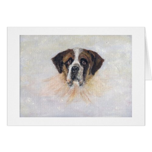 Saint Bernard card
