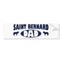 Saint Bernard Dad Bumper Stickers