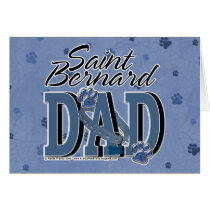 Saint Bernard DAD Greeting Cards