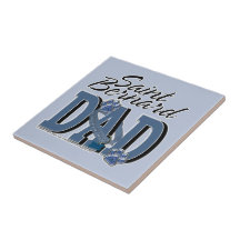 Saint Bernard DAD Ceramic Tile