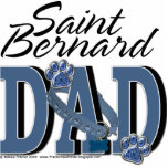 Saint Bernard DAD Photo Cutout
