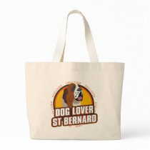 Saint Bernard Dog Lover Tote Bag